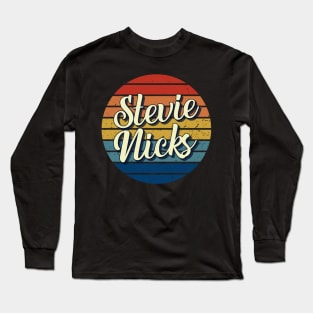 Stevie Nicks Vintage Retro Circle Long Sleeve T-Shirt